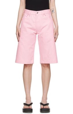 Marshall Columbia SSENSE Exclusive Pink Denim Shorts