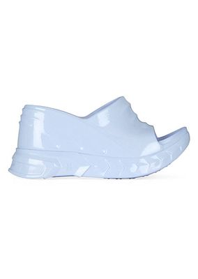 Marshmallow Wedge Sandals in Rubber