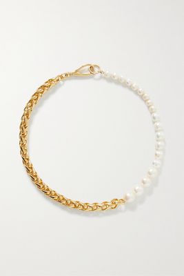 Martha Calvo - Aweigh Gold-plated Pearl Necklace - Multi
