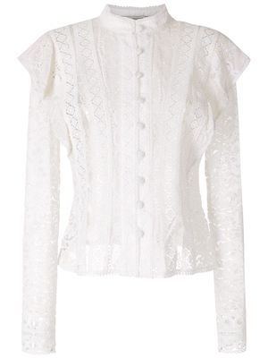 Martha Medeiros Ana long sleeves shirt - White