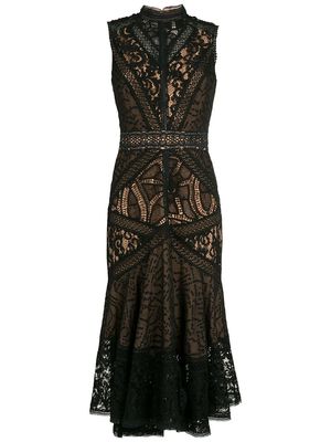 Martha Medeiros Jade lace dress - Black