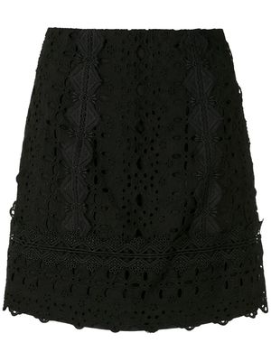 Martha Medeiros Paloma mini skirt - Black