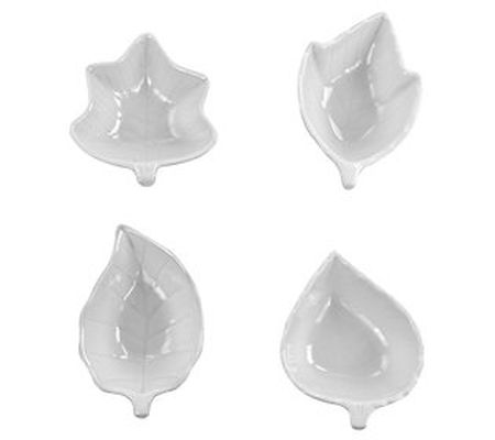 Martha Stewart 4 Piece Ceramic Tidbit Dish Set