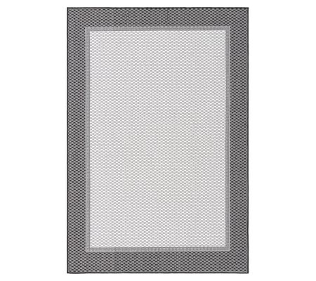 Martha Stewart In/Outdoor Charcoal 5'-5" X 7'-7 Rug