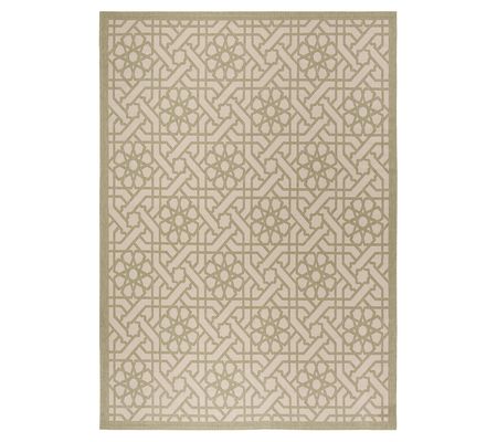 Martha Stewart Outdoor Triumph Lily Pad 4' x 5' " Rug
