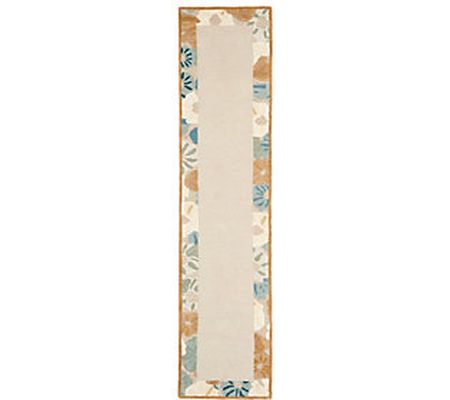 Martha Stewart Poppy Border 2'3" x 10' Rug