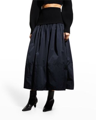 Martina Midi Combo Skirt