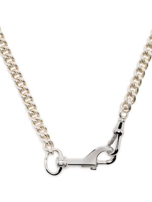 Martine Ali Baby Curb chain-link necklace - Silver