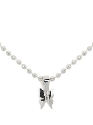 Martine Ali Butterfly ball-chain necklace - Silver
