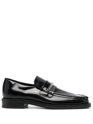 Martine Rose chain-detail loafers - Black