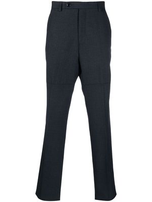 Martine Rose check-pattern tailored trousers - Blue