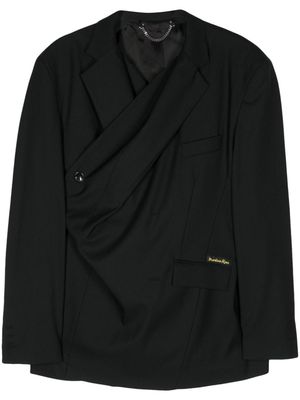 Martine Rose Empty Wrap double-breasted blazer - Black