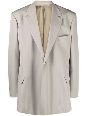Martine Rose Hanging tailored blazer - Neutrals