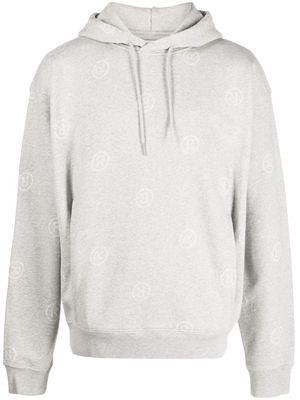 Martine Rose logo-print hoodie - Grey