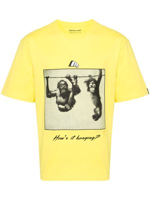 Martine Rose photograph-print cotton T-shirt - Yellow