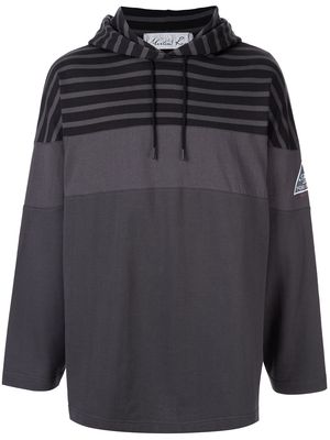 Martine Rose stripe detail hoodie - Grey