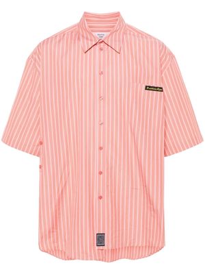 Martine Rose striped bowling shirt - Pink
