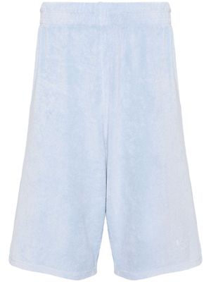 Martine Rose towelling knee-length shorts - Blue