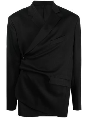 Martine Rose wrap-design blazer - Black