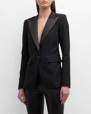 Martine Single-Breasted Tuxedo Jacket