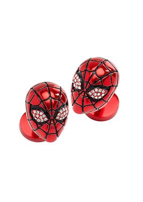 Marvel 3D Spider-Man Crystal Cufflinks