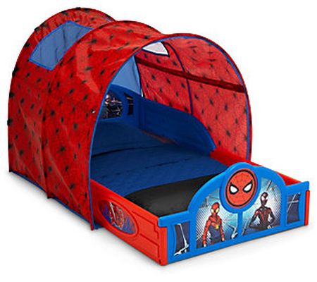Marvel Spider-Man Sleep and Play Toddler Bed wi th Tent