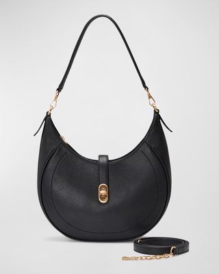 Mary Leather Hobo Shoulder Bag