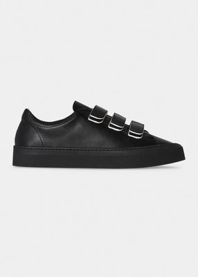 Mary Leather Triple-Grip Sneakers