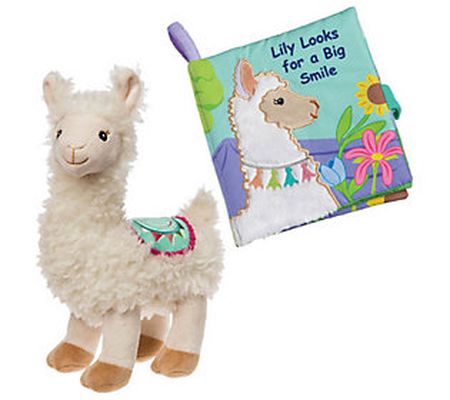 Mary Meyer Lily Llama Soft Book & Soft Toy Set