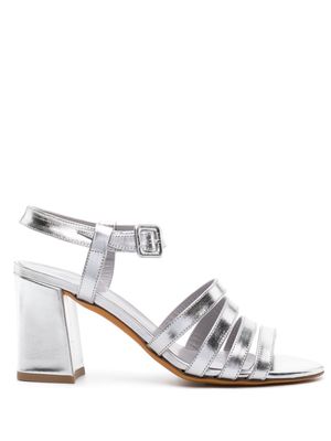 Maryam Nassir Zadeh 85mm Palm High leather sandals - Silver