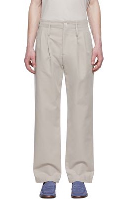 Maryam Nassir Zadeh SSENSE Exclusive Grey Cotton Trousers