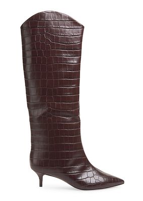 Maryana Leather Knee-High Boots