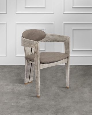 Maryl Dining Chair - Brushed Taupe