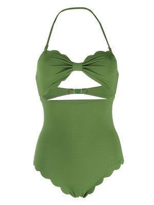 Marysia Antibes halterneck swimsuit - Green