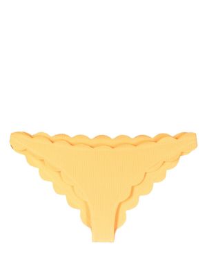 Marysia Antibes scallop-hem bikini bottoms - Orange