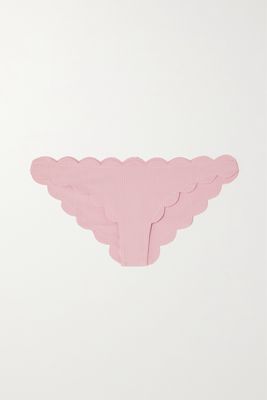 Marysia - Antibes Scalloped Bikini Briefs - Pink