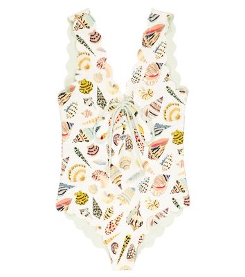 Marysia Bumby Palm Springs scalloped swimsuit