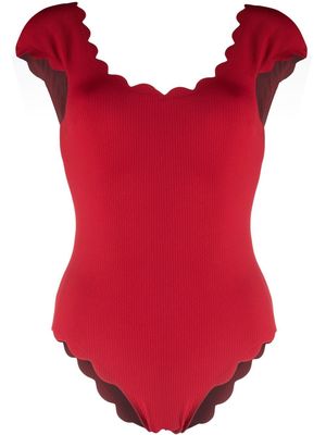Marysia Mexico scalloped one-piece swimsuit - Red