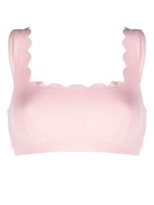 Marysia Palm Springs scalloped bikini top - Pink