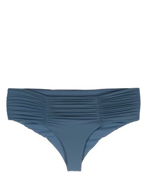 Marysia ruched bikini bottoms - Blue
