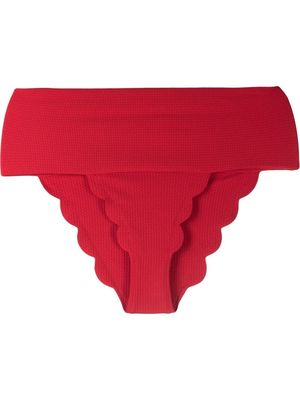 Marysia Santa Clara scalloped bikini bottom - Red