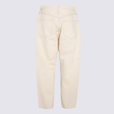 Ma'ry'ya Cream Denim Jeans