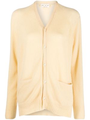 Ma'ry'ya knitted cashmere cardigan - Yellow