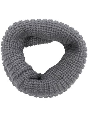 Ma'ry'ya ribbed-knit snood scarf - Grey
