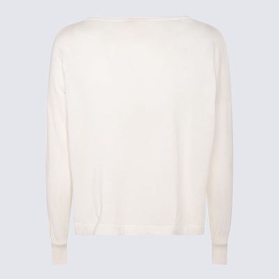 Ma'ry'ya White Cotton Knitwear