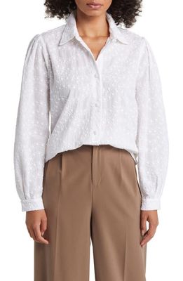 Masai Copenhagen Inella Embroidered Cotton Button-Up Shirt in White