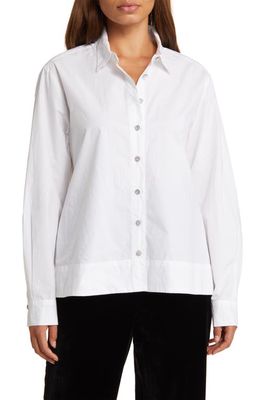 Masai Copenhagen Maimmanas Rhinestone Embellished Button-Up Shirt in White