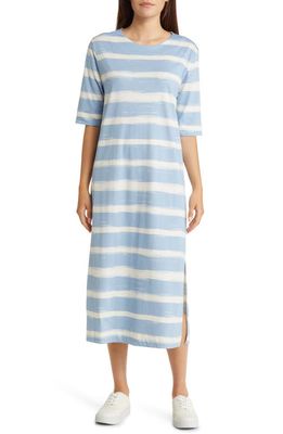 Masai Copenhagen Nysa Stripe Maxi Dress in Ashley Blue