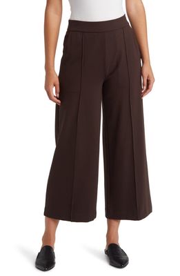 Masai Copenhagen Piana Pintuck Pleat Pull-On Pants in Coffee Bean