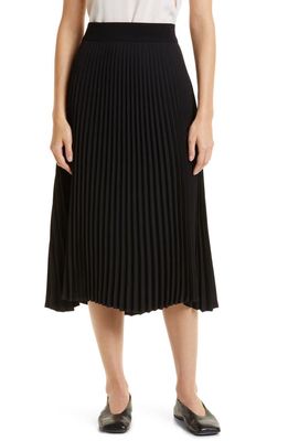 Masai Copenhagen Sanna Pleated Midi Skirt in Black